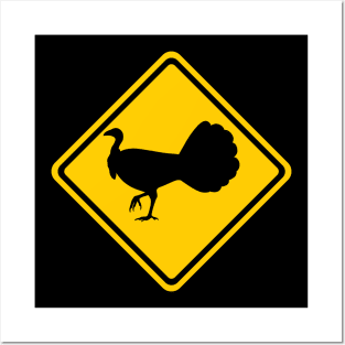 Australian Brush Turkey Road Sign Posters and Art